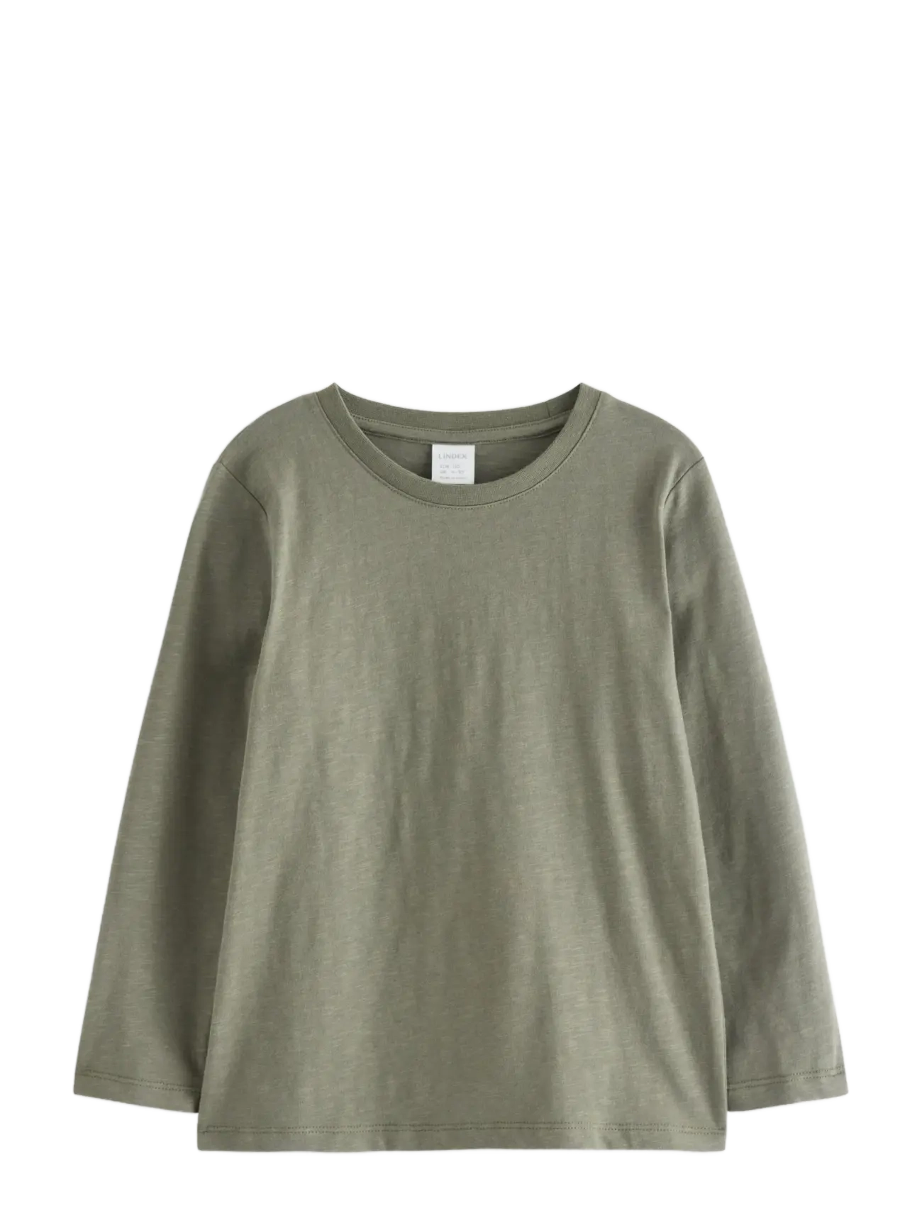 Lindex Long sleeved top in slub jersey - Langärmelig - LT DUSTY KHAKI / khaki/green