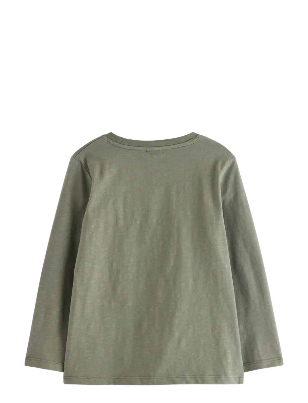 Lindex - Long sleeved top in slub jersey - lt dusty khaki - 1
