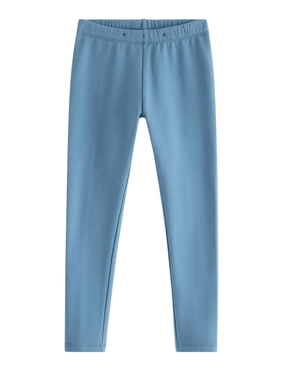 Lindex - Leggings with brushed inside - leggings - dark dusty blue - 0