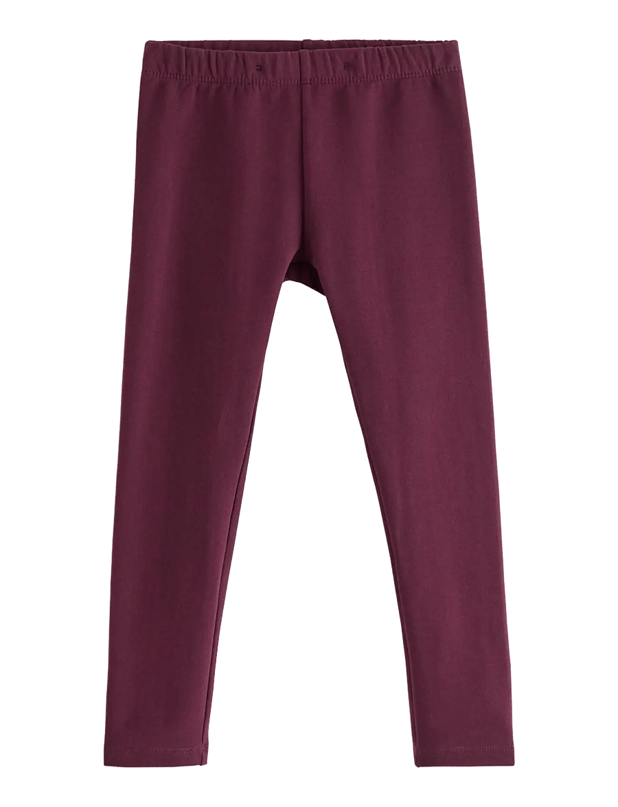 Lindex - Leggings with brushed inside - leggings - dark lilac - 1