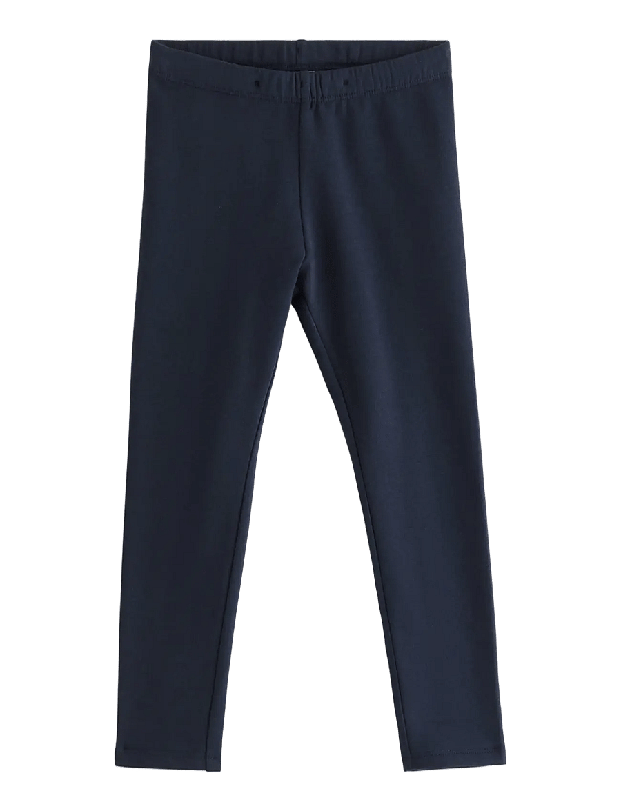 Lindex - Leggings with brushed inside - leggings - dark navy - 0