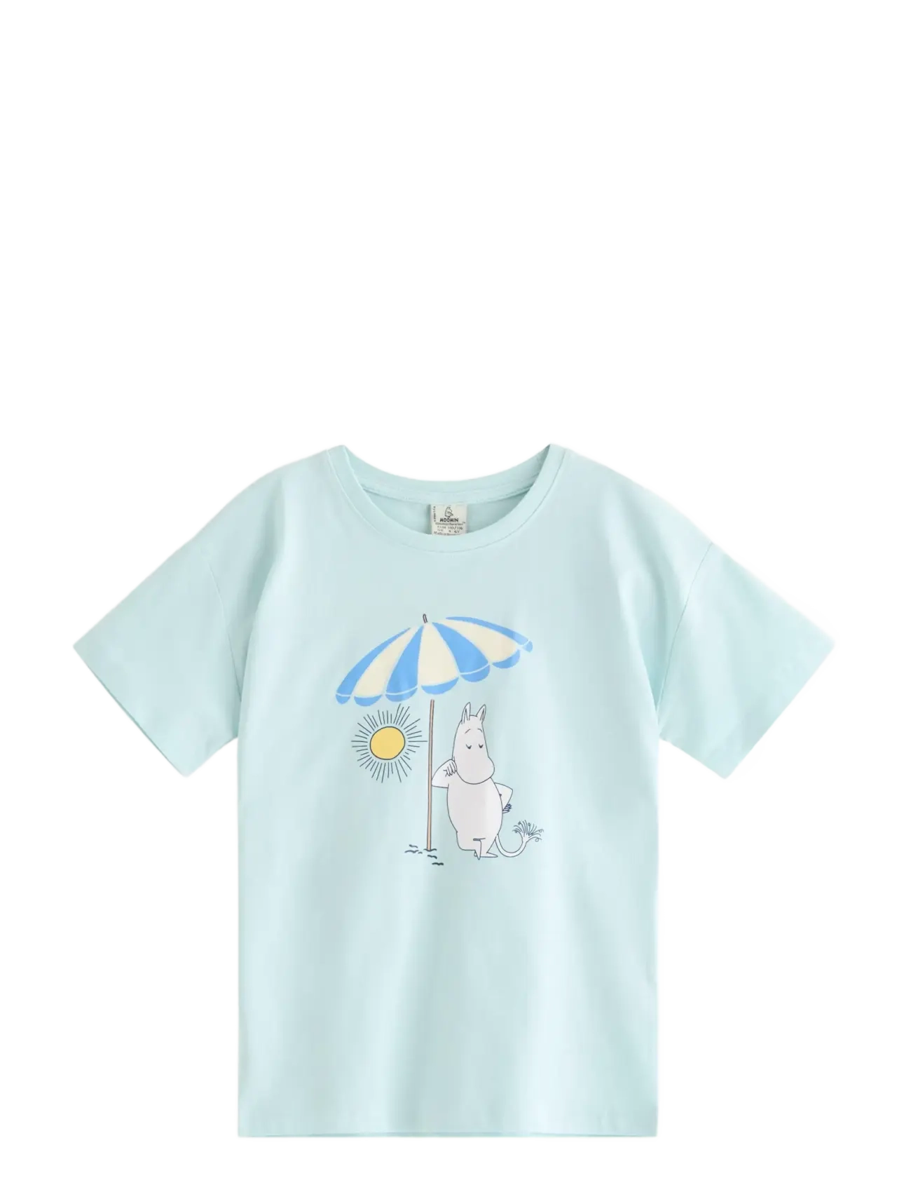 Lindex Moomin t-shirt - T-shirts - LIGHT AQUA / blue