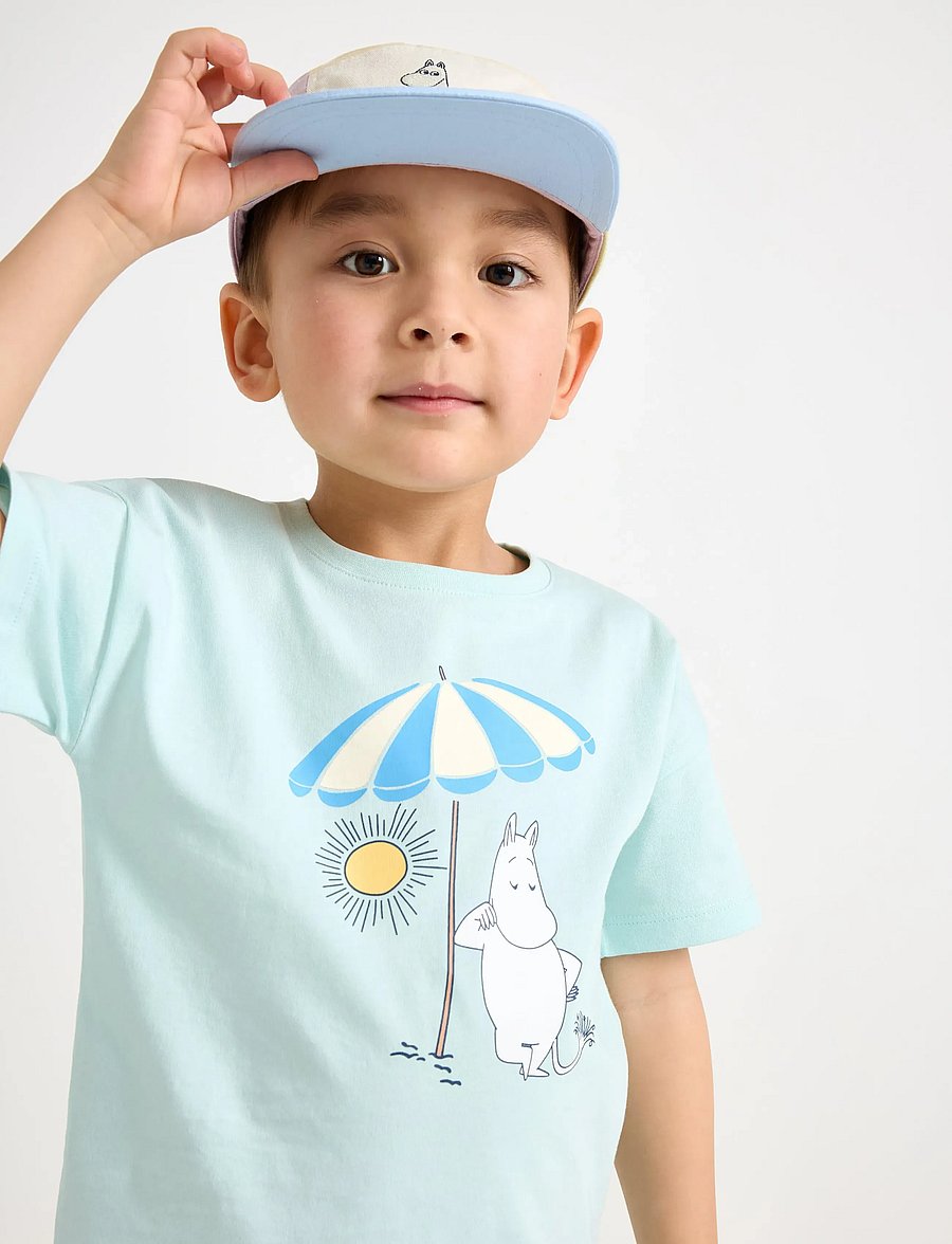 Lindex - Moomin t-shirt - kurzärmelige - light aqua - 4