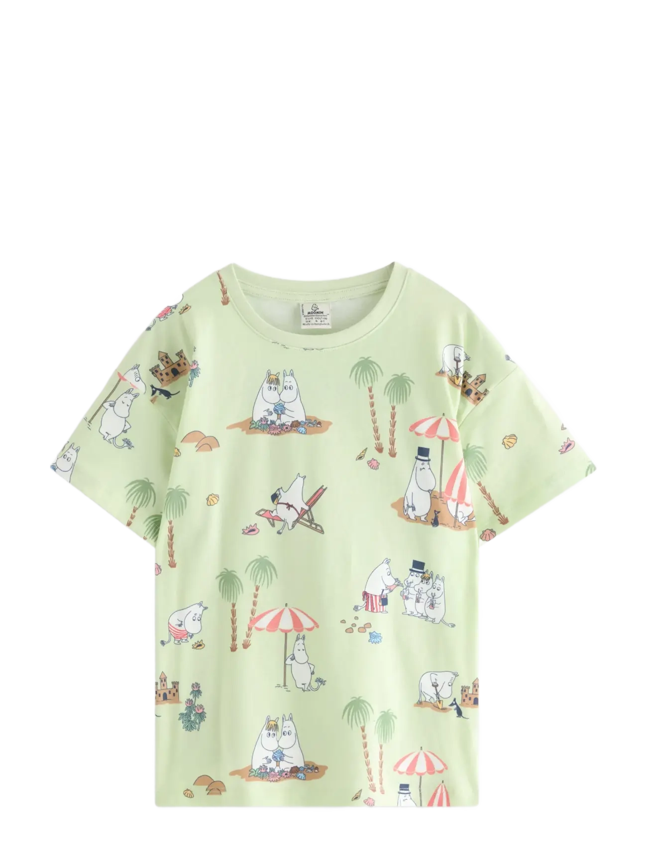 Lindex Moomin t-shirt - T-shirts - LIGHT GREEN / green