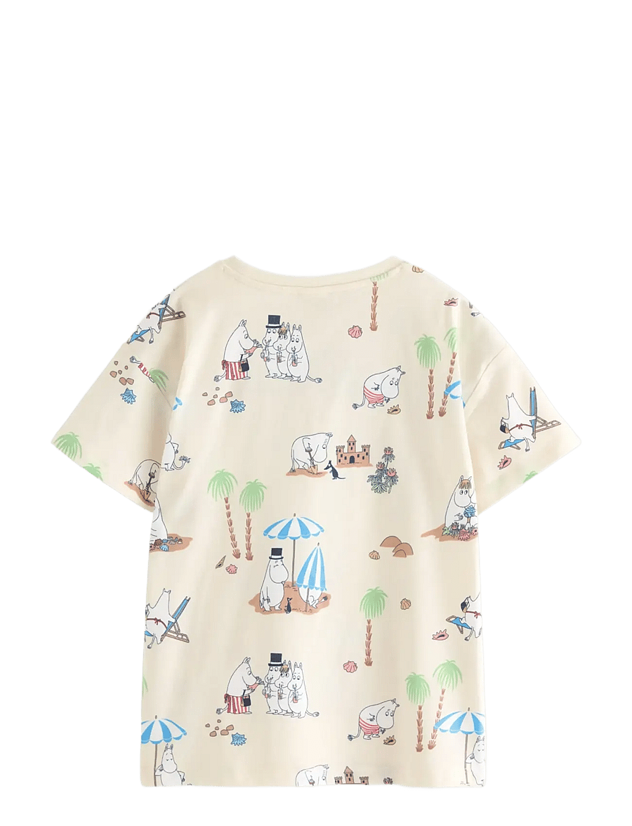 Lindex - Moomin t-shirt - kortærmede t-shirts - white - 2