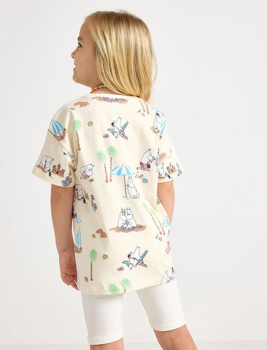 Lindex - Moomin t-shirt - kortærmede t-shirts - white - 3