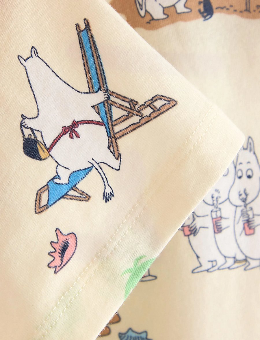 Lindex - Moomin t-shirt - kortærmede t-shirts - white - 5