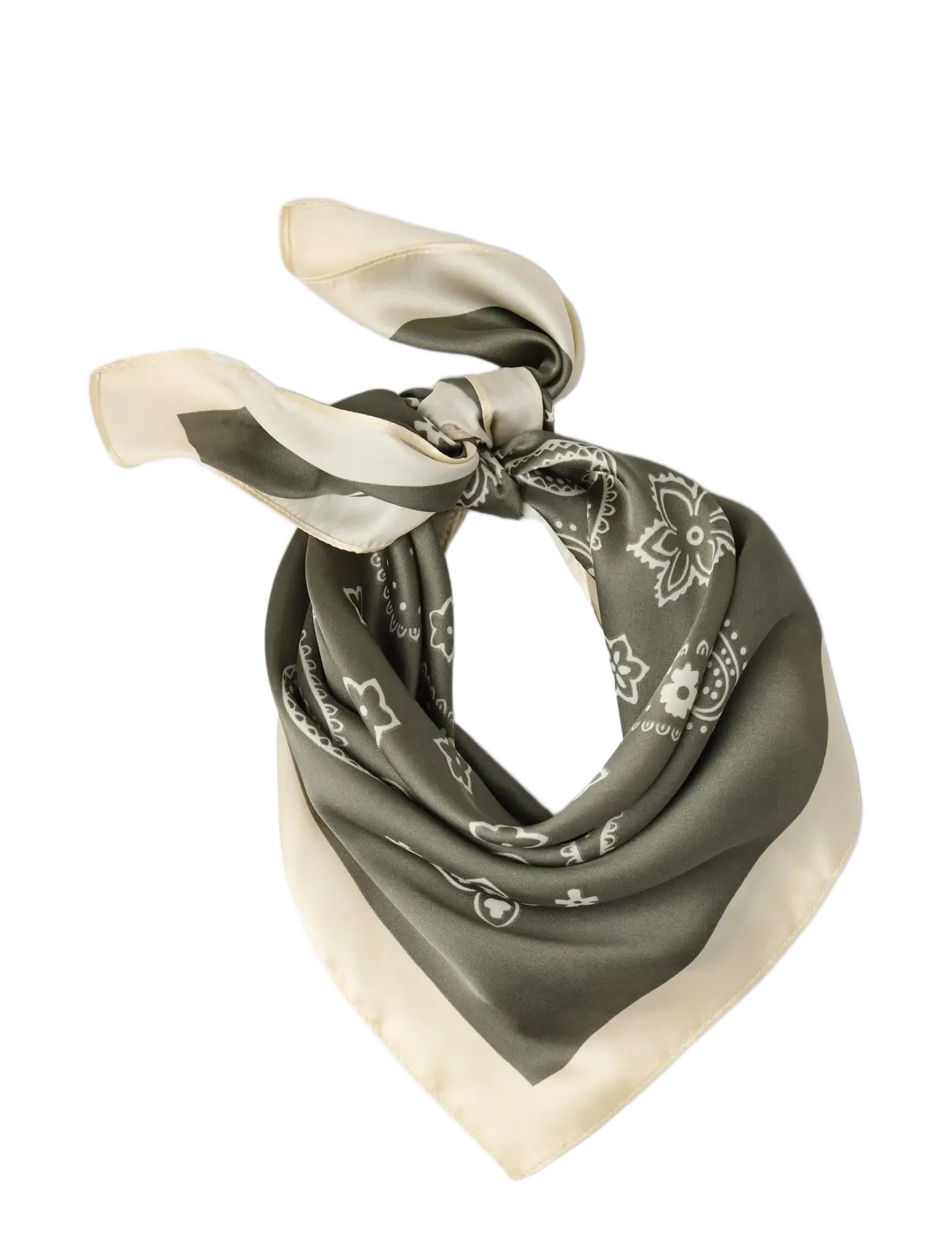 Lindex Scarf - Lindex - DARK KHAKI / khaki/green