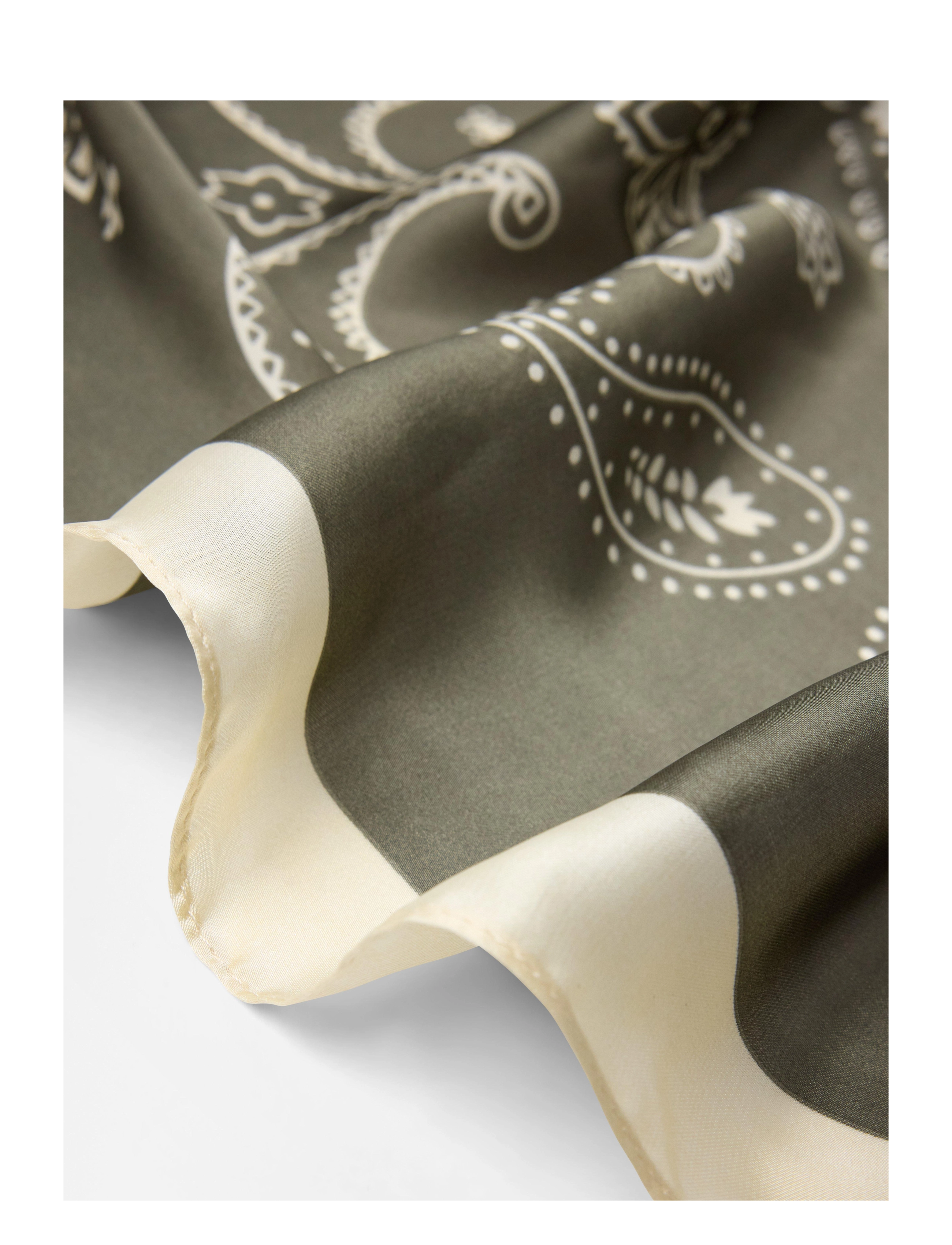 Lindex - Scarf - modetrends - dark khaki - 1