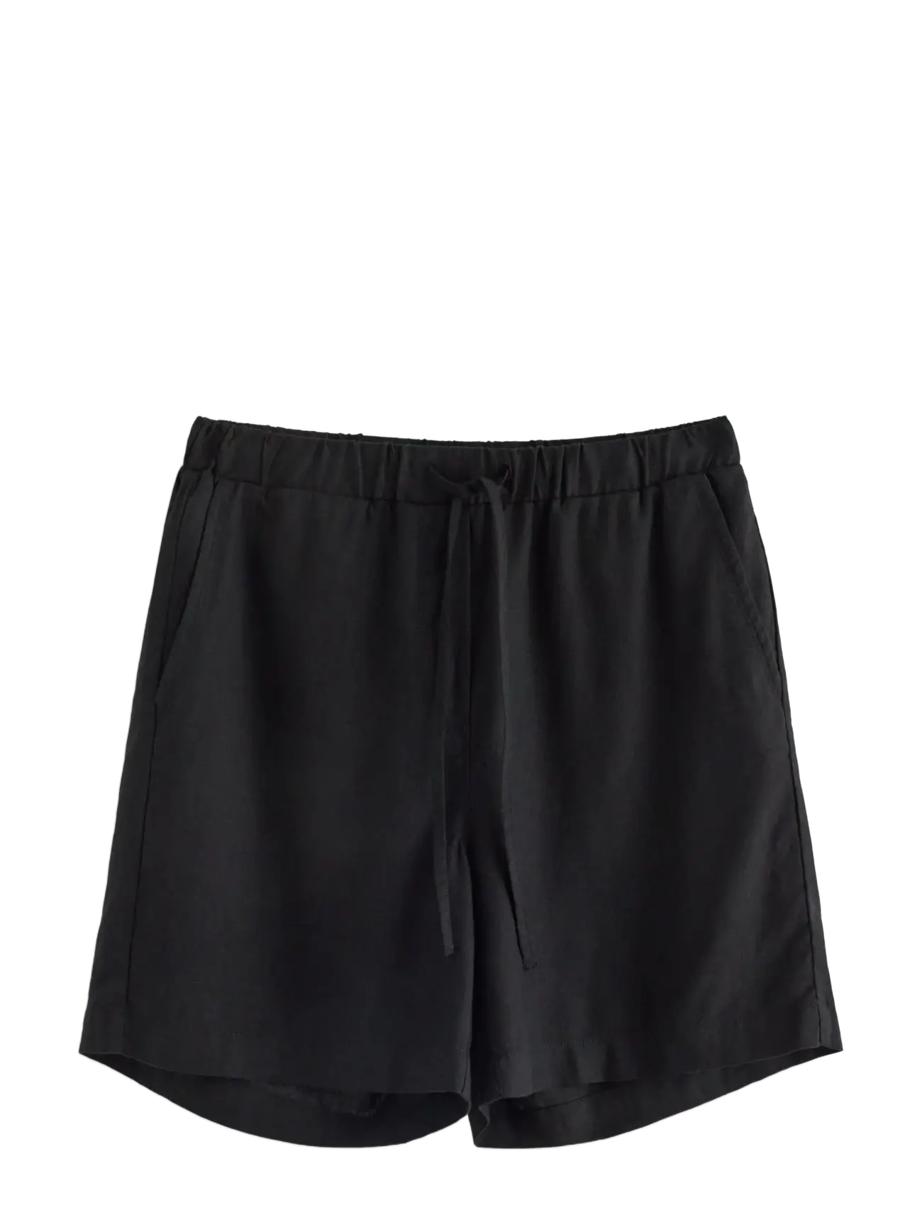 LINDEX Shorts In Linen Blend Schwarz - XS - Damen