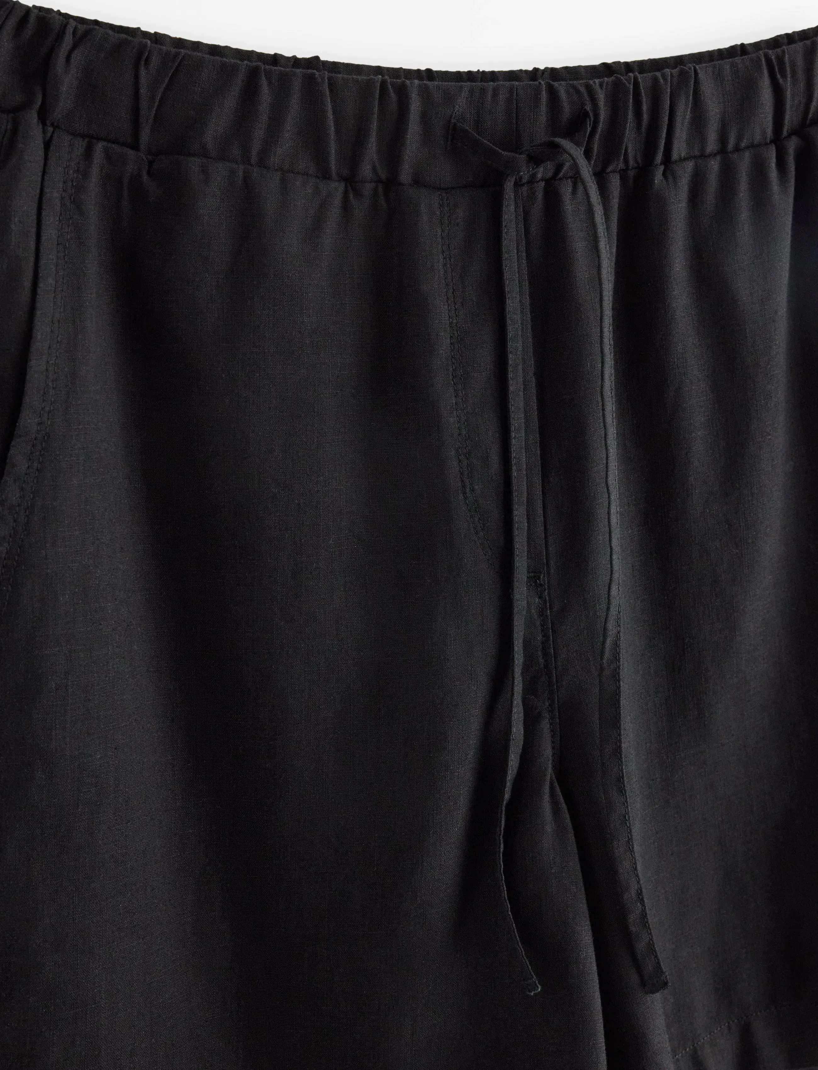 Lindex - Shorts in linen blend - linneshorts - black - 5