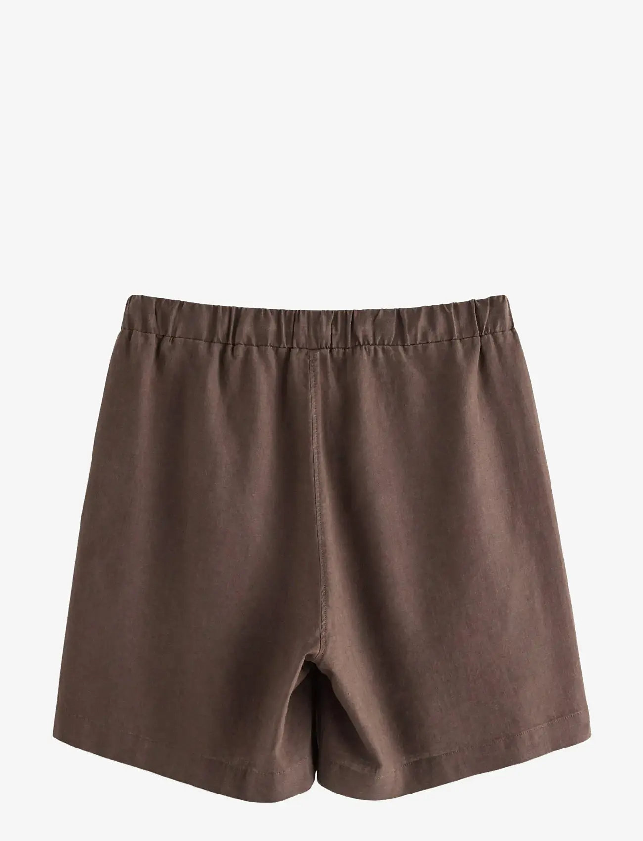 Lindex - Shorts in linen blend - leinen-shorts - dark dusty brown - 2