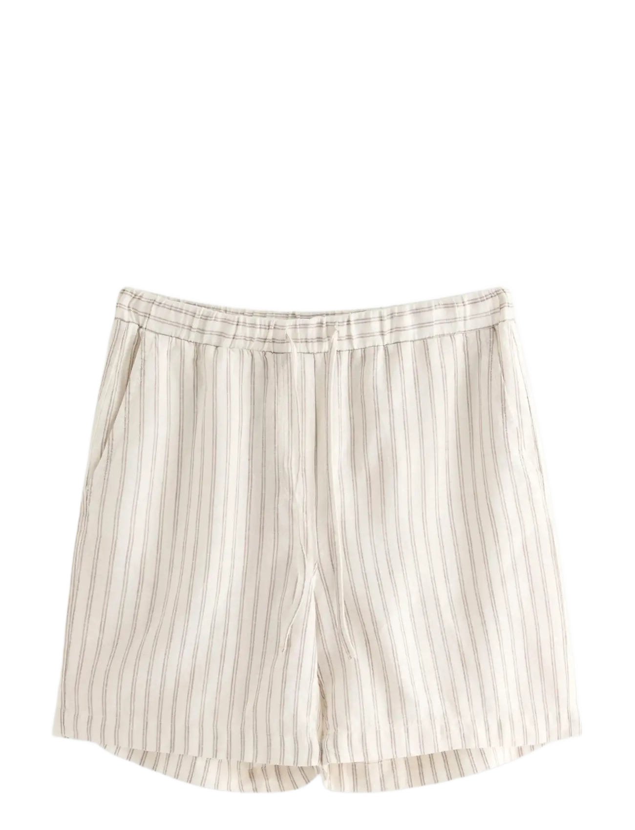 LINDEX Shorts In Linen Blend Weiß - XL - Damen