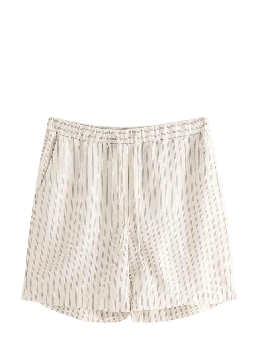 Lindex - Shorts in linen blend - lniane spodenki - light white - 1