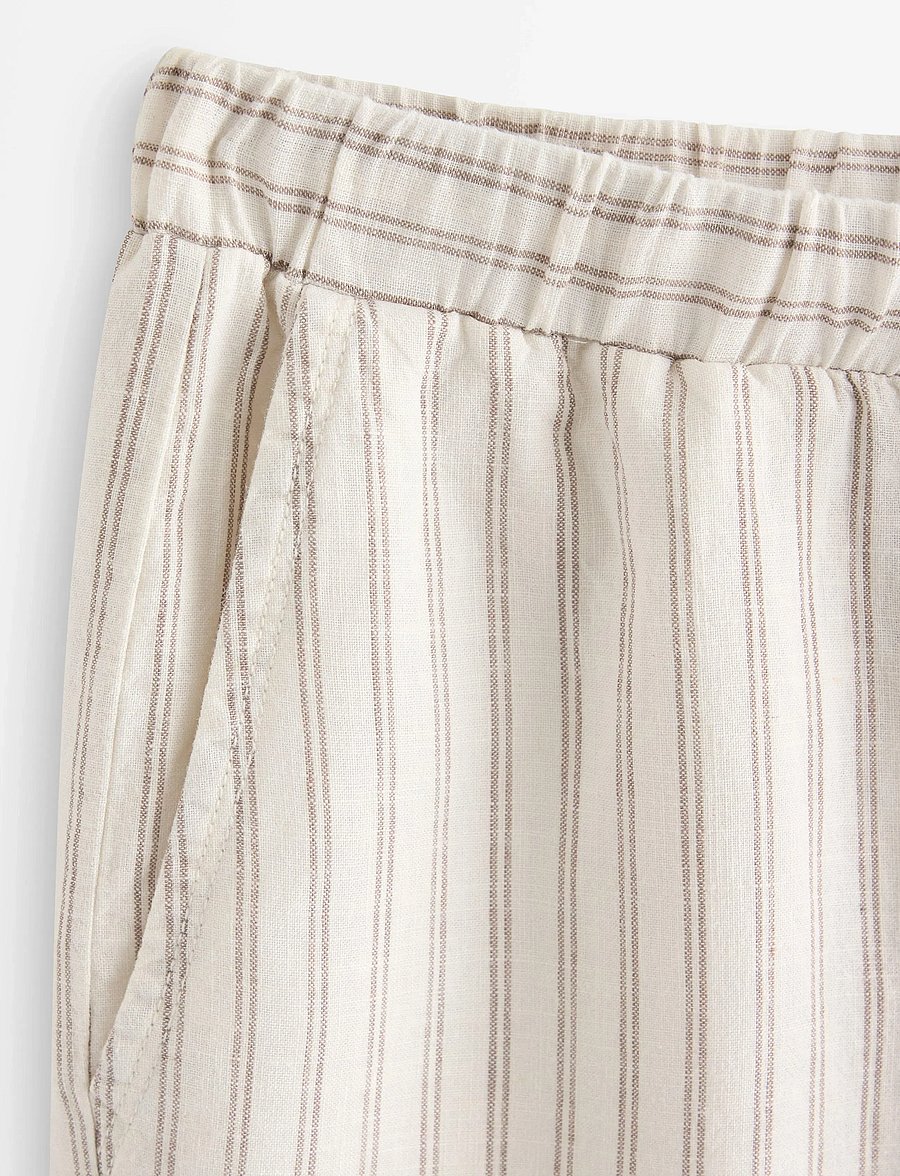 Lindex - Shorts in linen blend - lniane spodenki - light white - 5