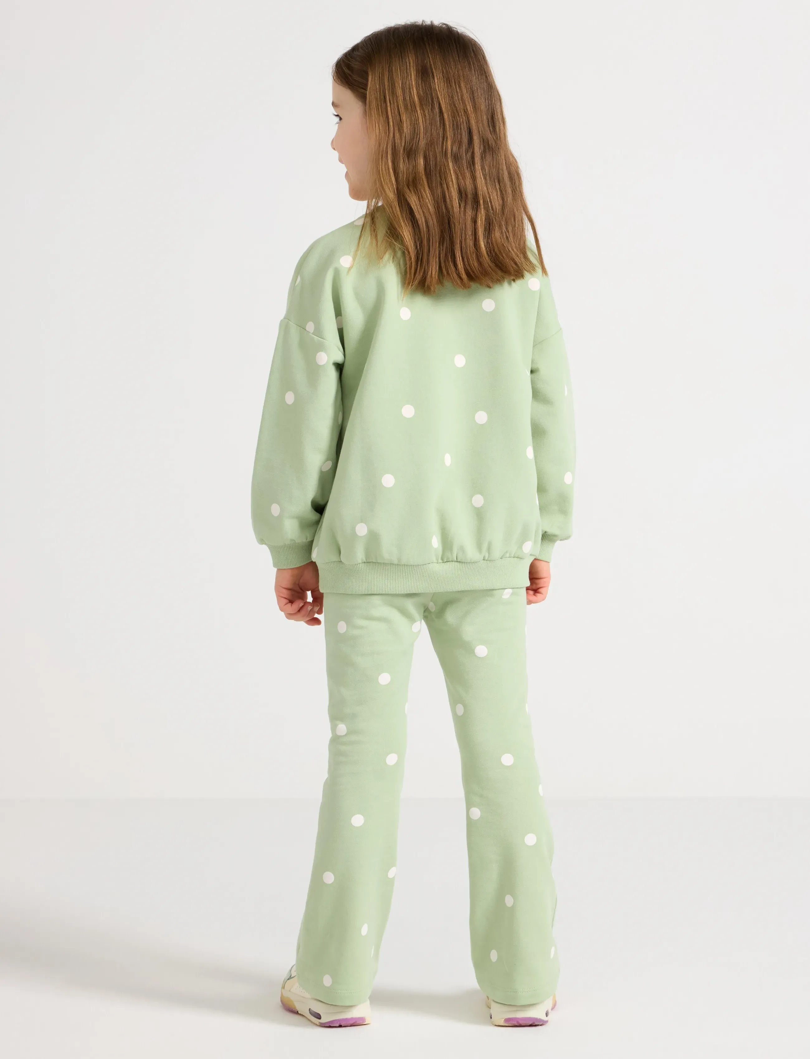 Lindex - Leggings with patches on the knees - leggings - light dusty green - 3