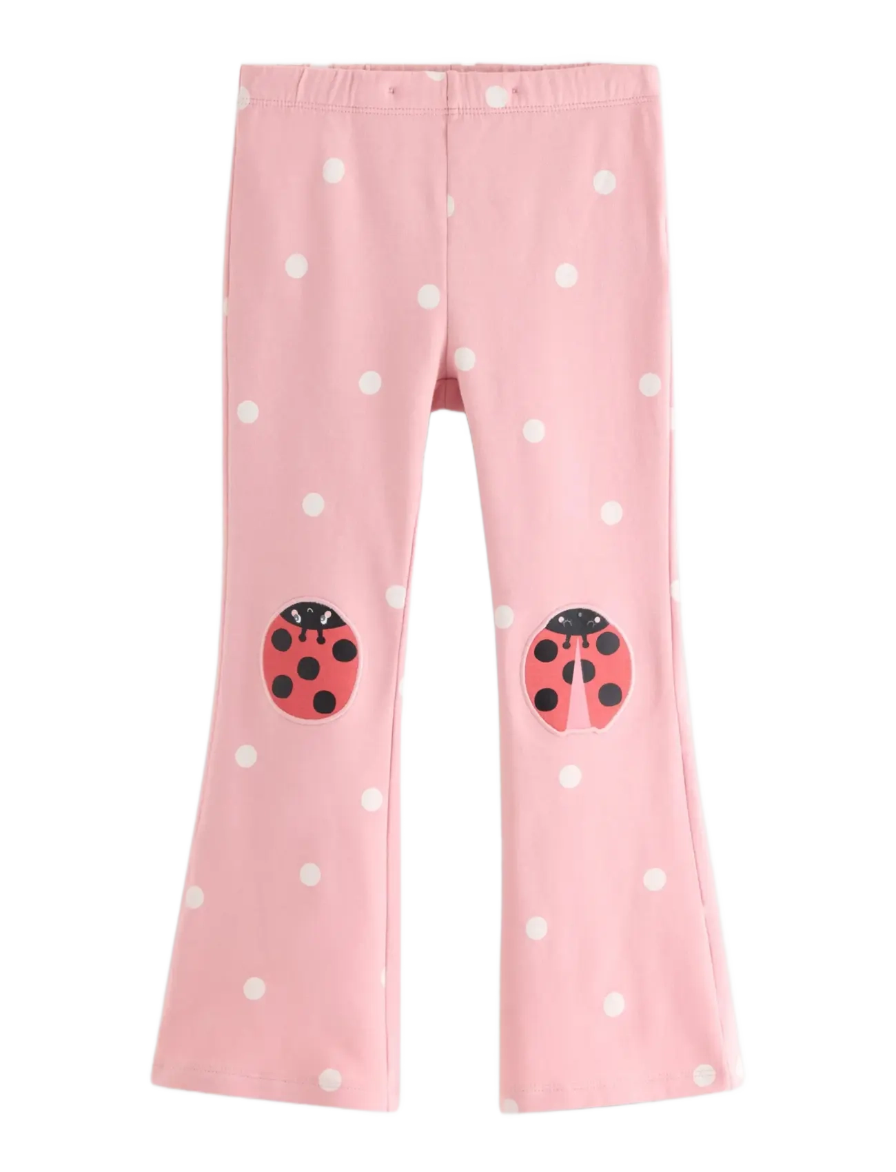 LINDEX Leggings With Patches On The Knees Pink - 110 - Kinder
