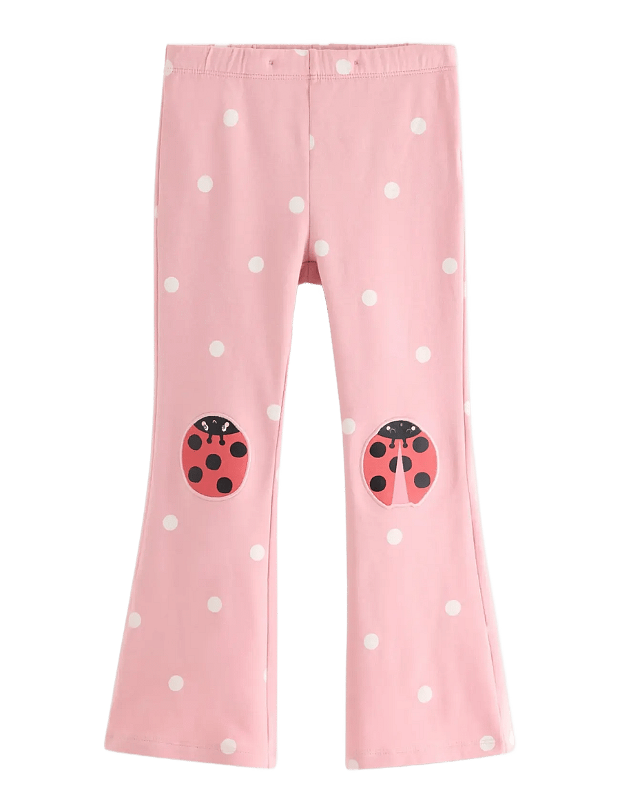 Lindex - Leggings with patches on the knees - tamprės - light pink - 1