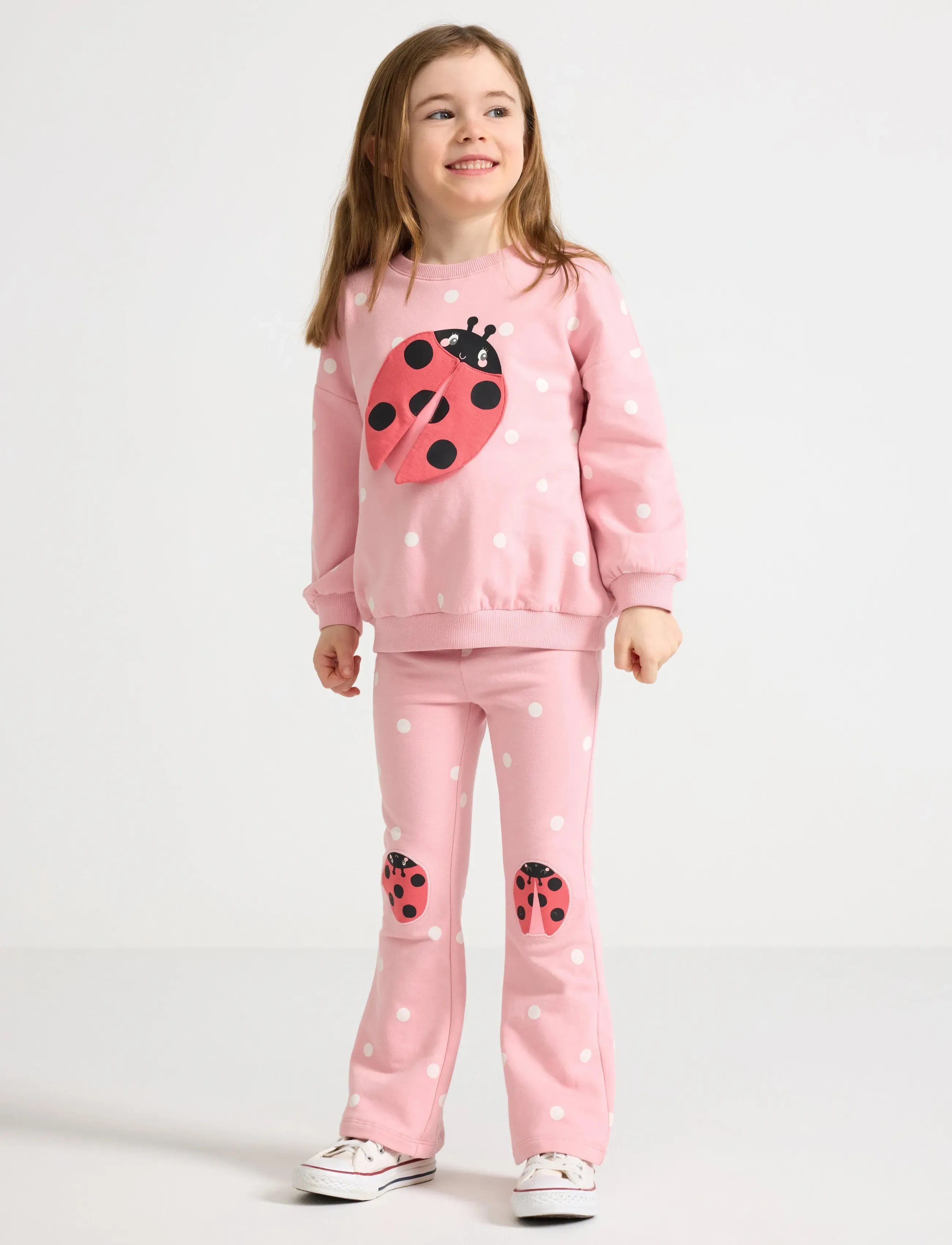 Lindex Leggings With Patches On The Knees, 92, Pink, Underdele > Leggings, Børn