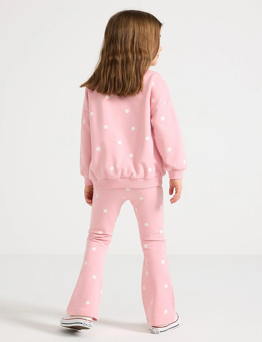 Lindex - Leggings with patches on the knees - tamprės - light pink - 3