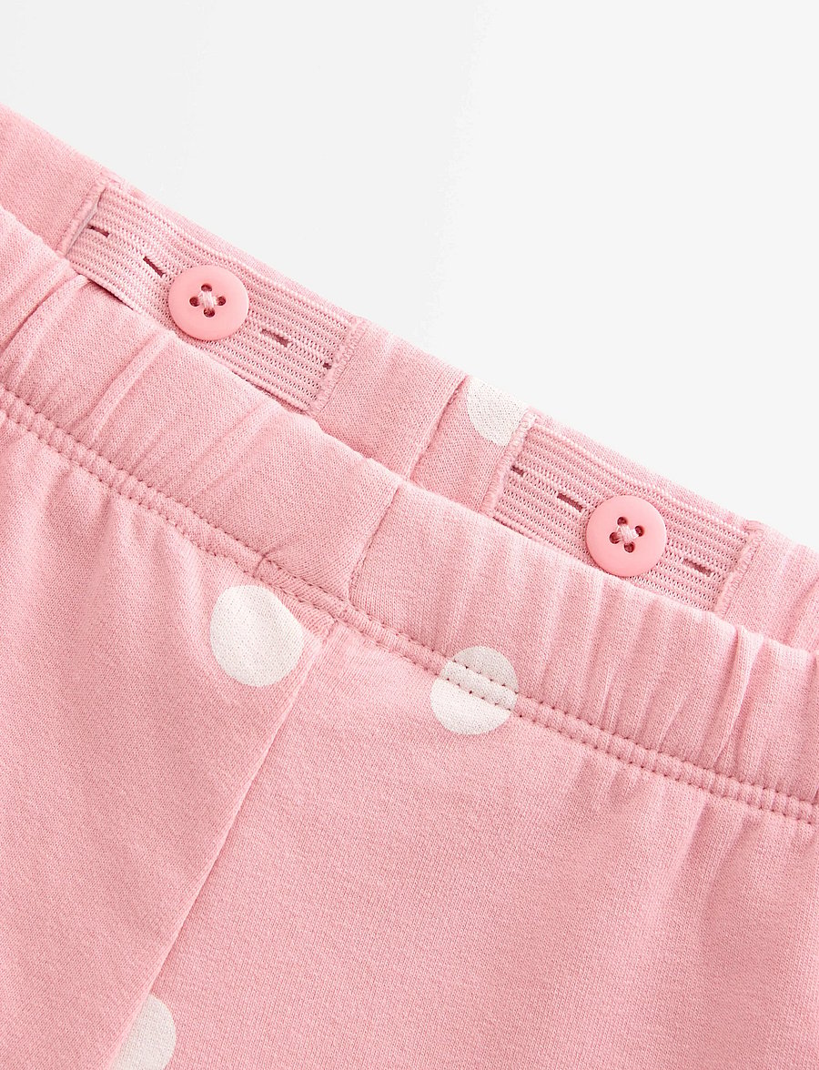 Lindex - Leggings with patches on the knees - tamprės - light pink - 5