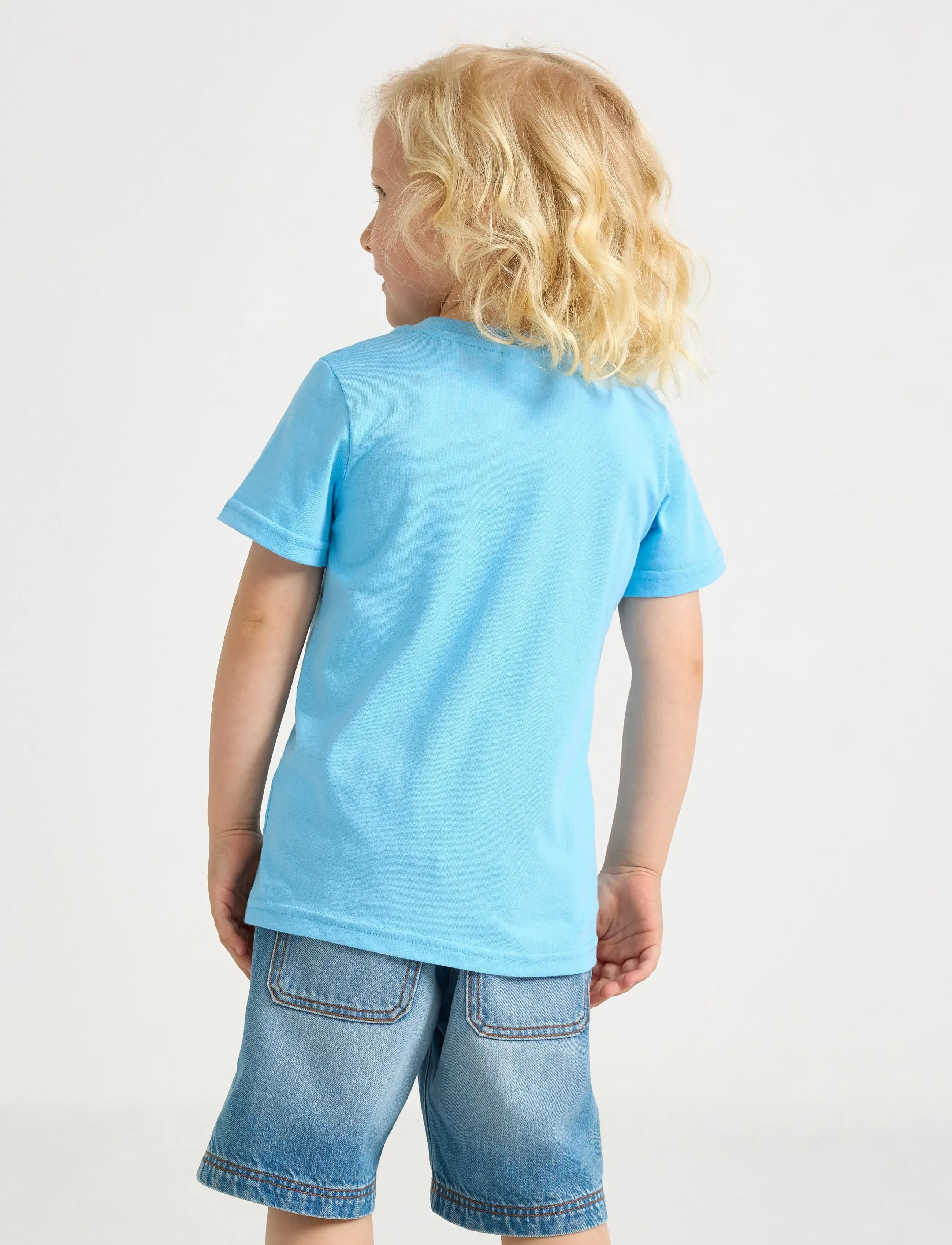 Lindex - T-shirt - lühikeste varrukatega t-särgid - light blue - 3