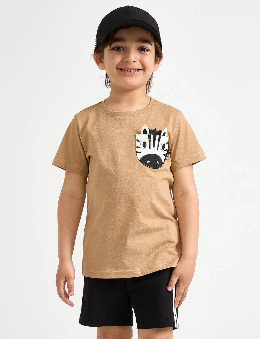Lindex - T-shirt - kurzärmelige - light dusty beige - 0