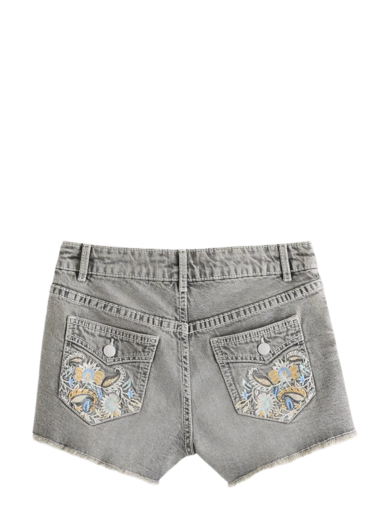 Lindex - Denim shorts with decorated back pockets - jeansshorts - grey - 2