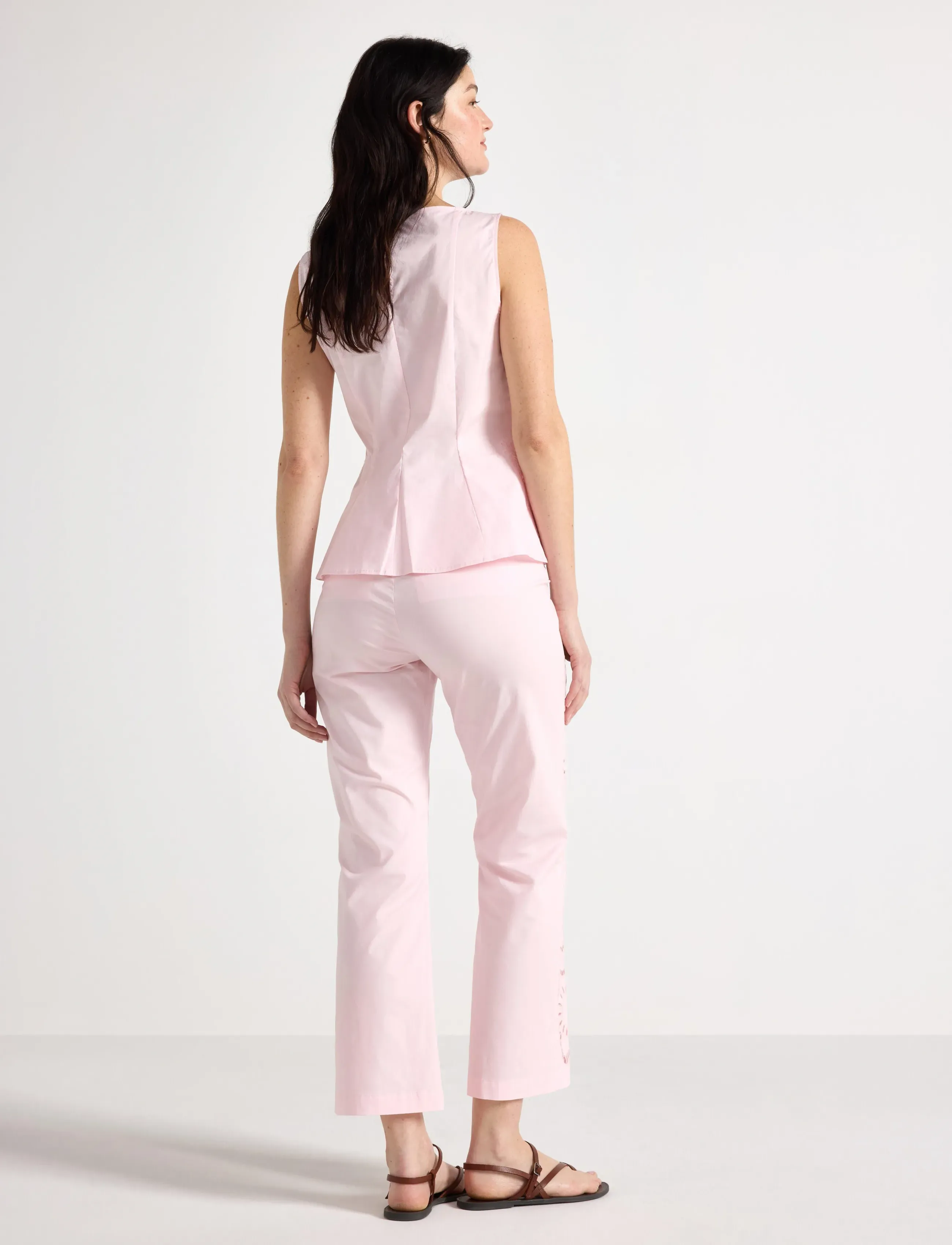 Lindex - Cropped trousers - capri pants - light pink - 3