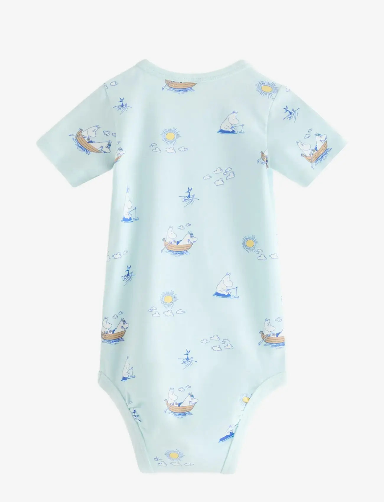 Lindex - Body ss Moomin - kortærmede bodyer - light aqua - 1