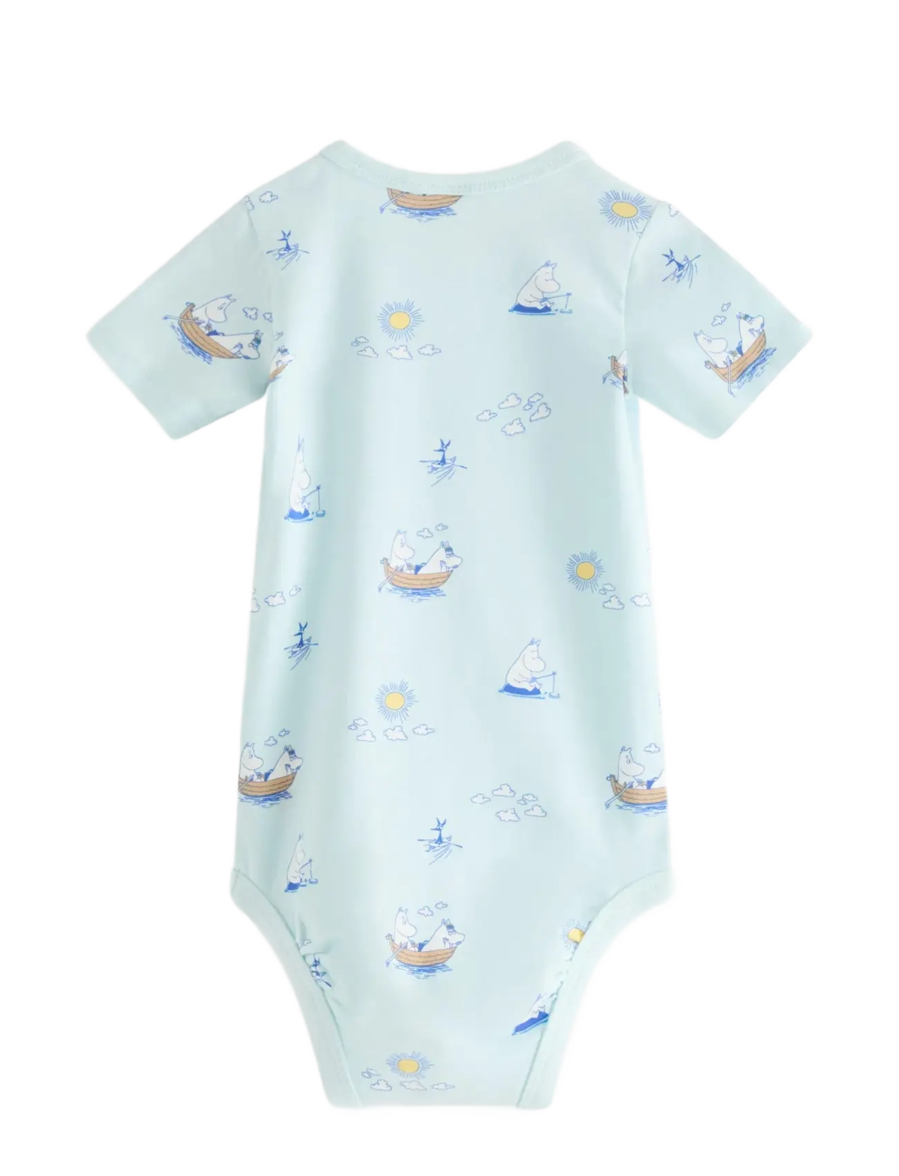 Lindex - Body ss Moomin - kortærmede bodyer - light aqua - 1