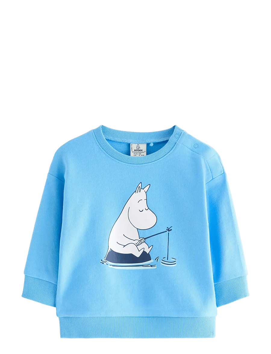 Lindex - Moomin sweatshirt - sweatshirts - light blue - 0