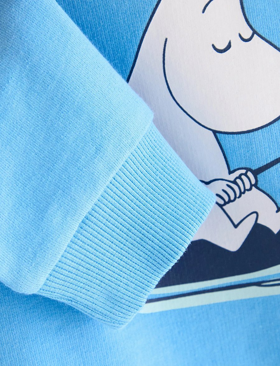 Lindex - Moomin sweatshirt - sweatshirts - light blue - 2