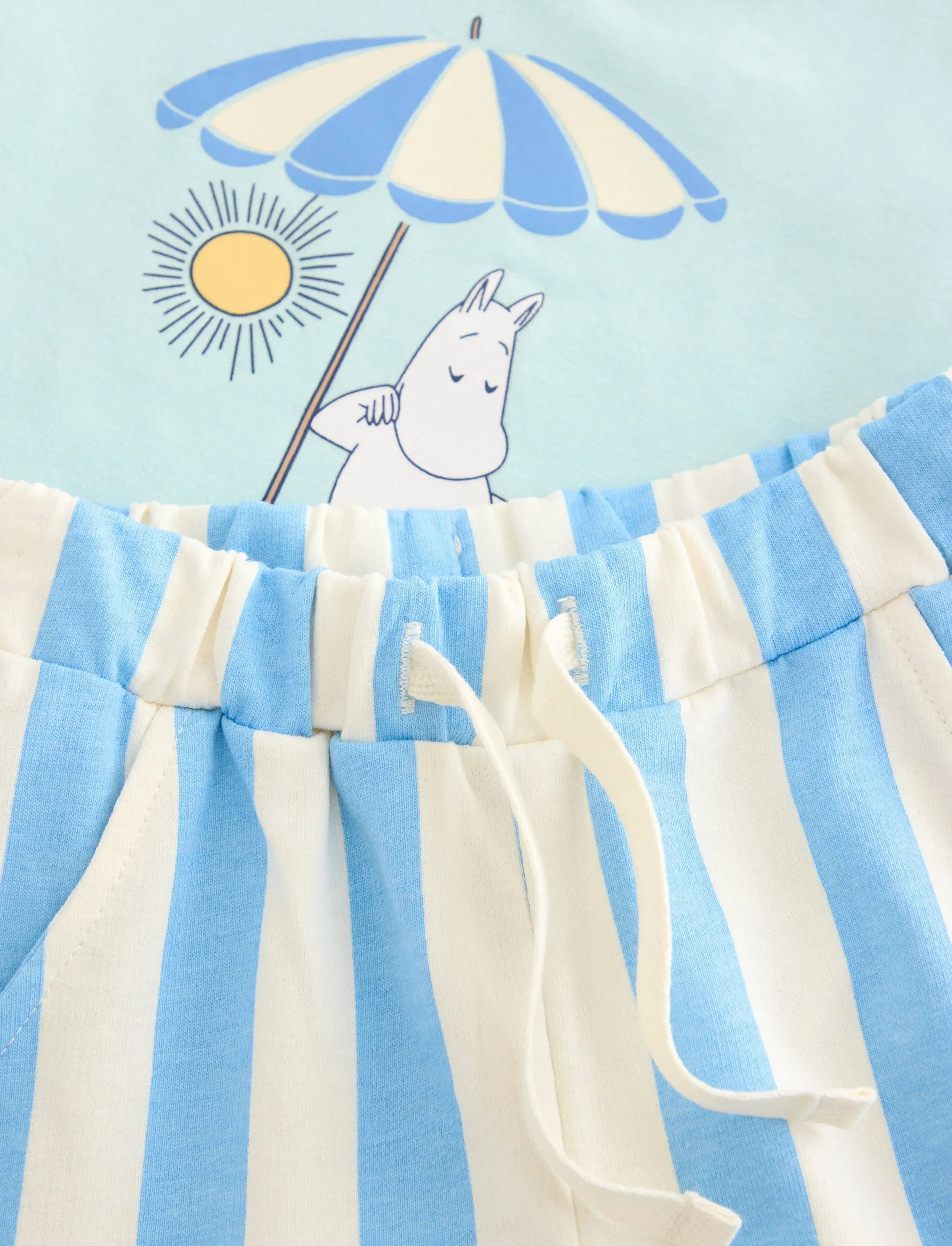 Lindex - Moomin set - light aqua - 2