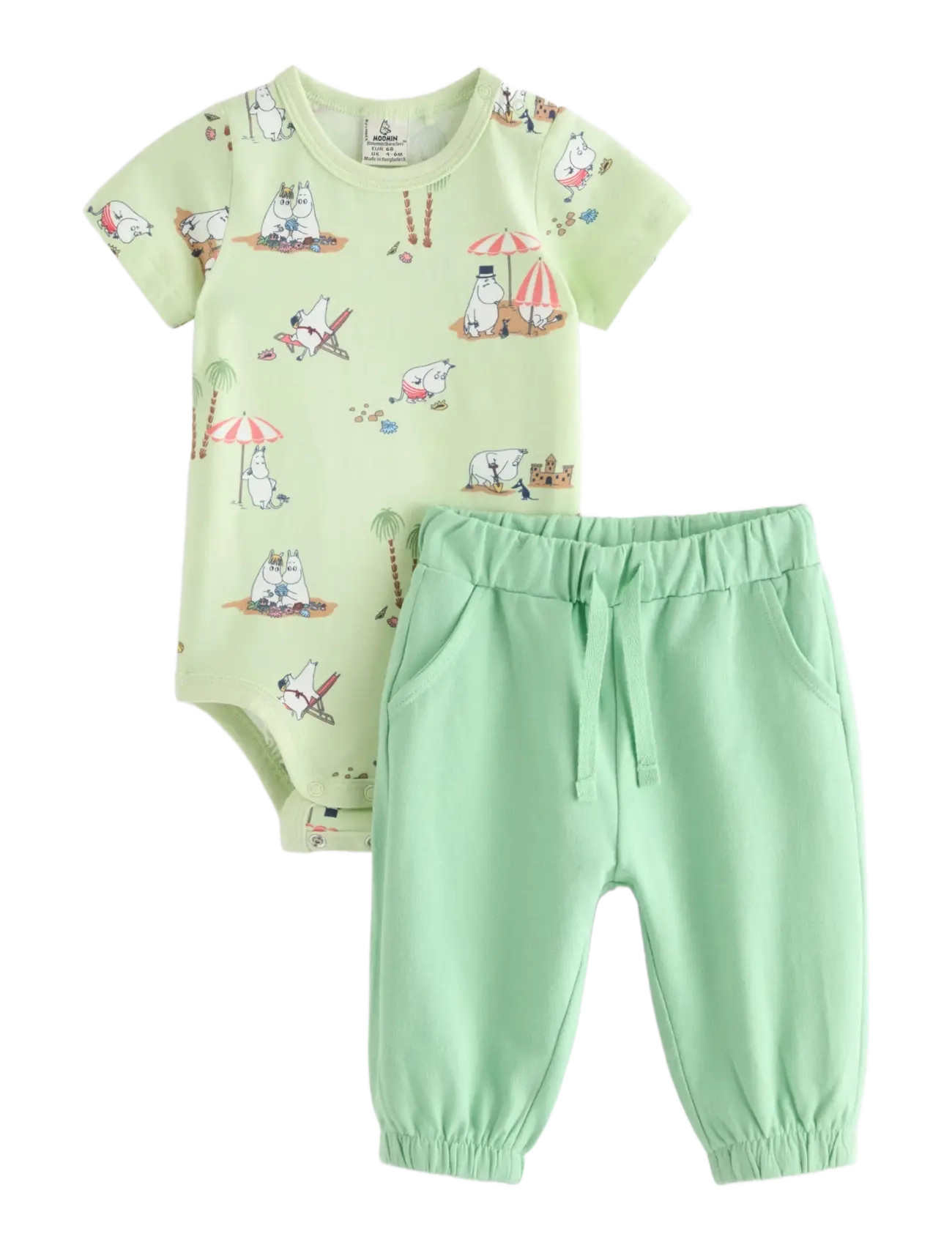 Lindex Moomin set - Bodiga komplektid - LIGHT GREEN / green
