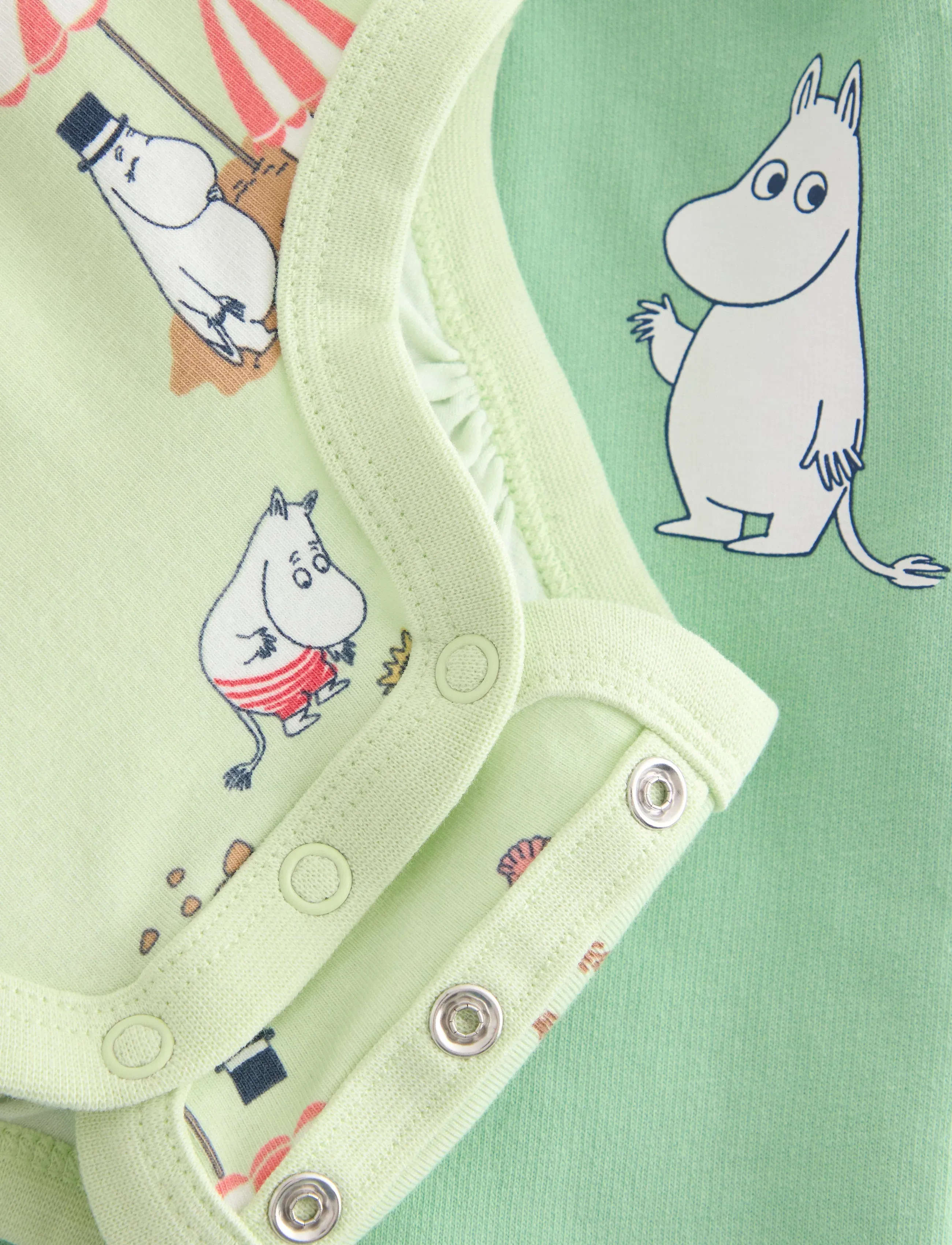 Lindex - Moomin set - light green - 2