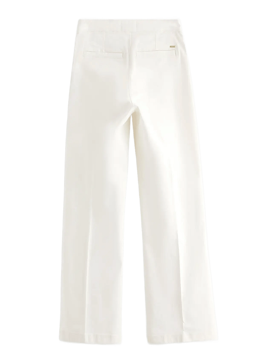 Lindex - Wide trousers with cropped length - culottes - off white - 2