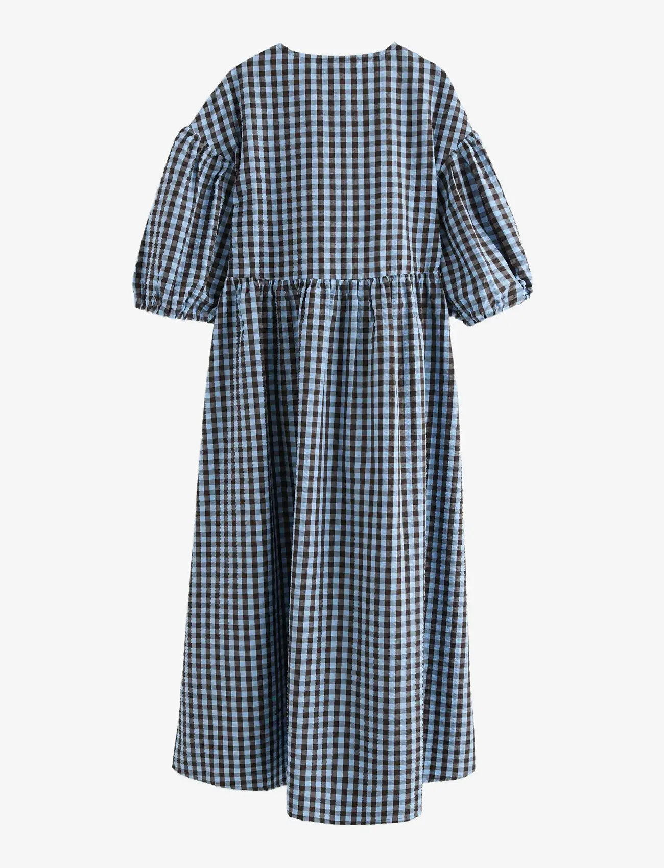Lindex - Midi dress in seersucker - summer dresses - light blue - 2