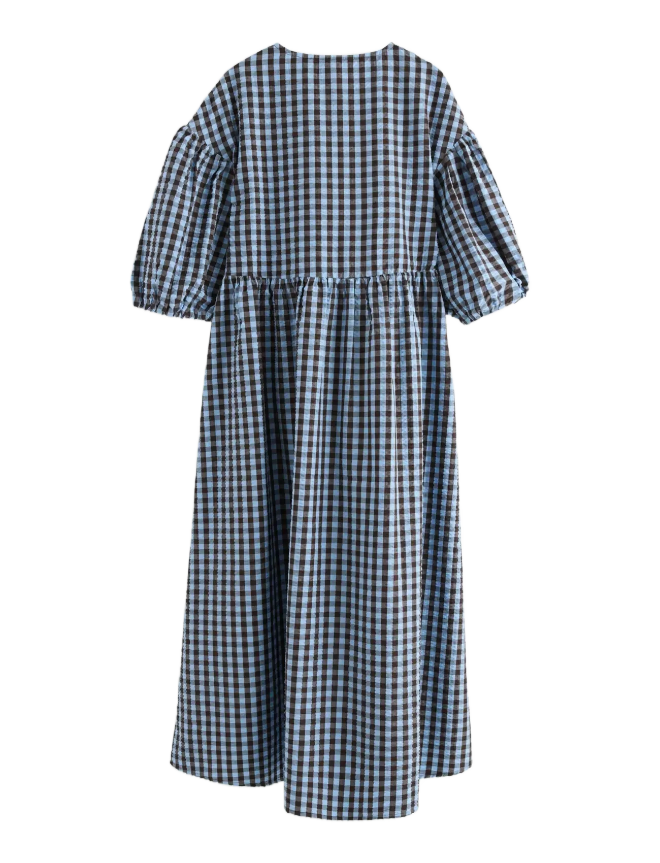 Lindex - Midi dress in seersucker - summer dresses - light blue - 2