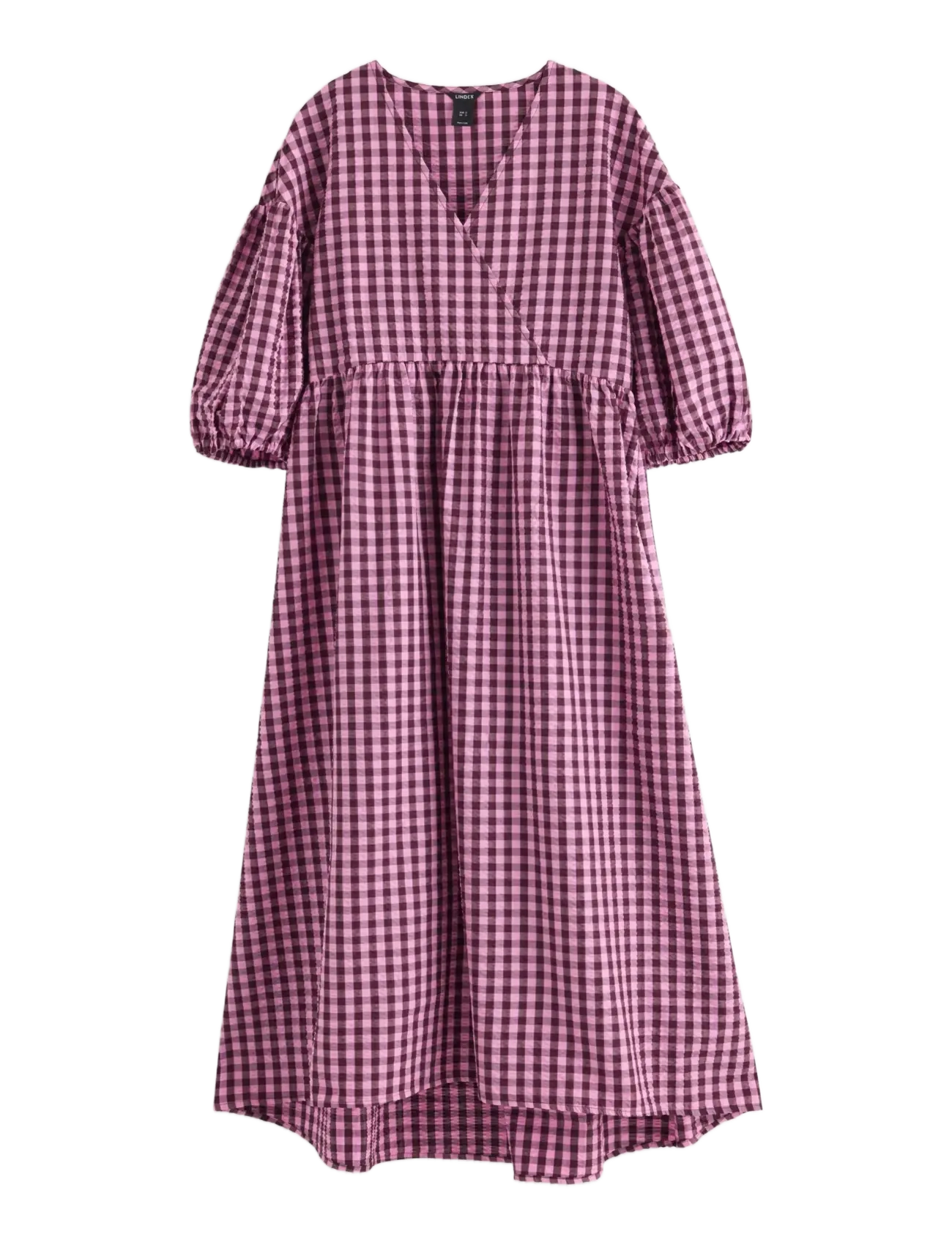 Lindex - Midi Dress In Seersucker