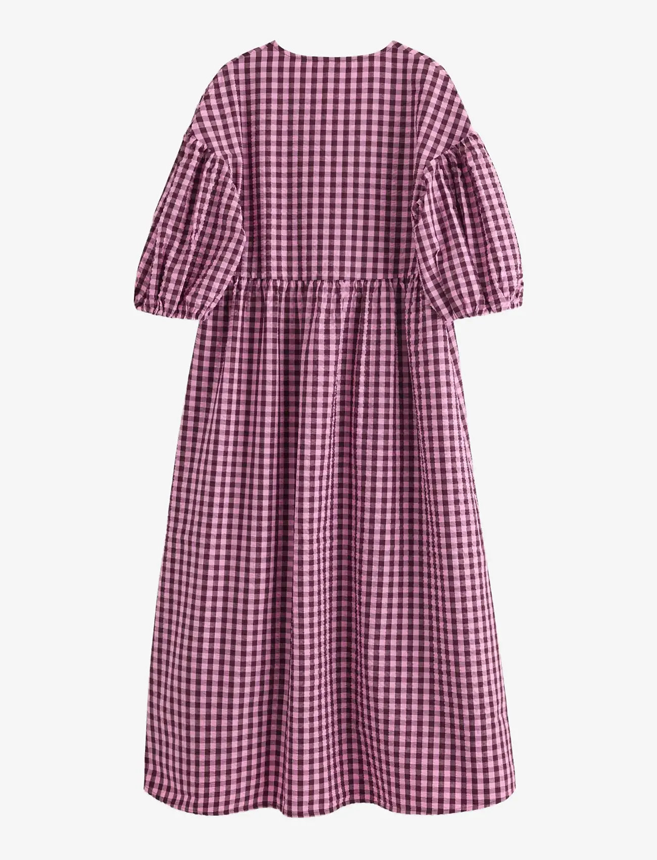 Lindex - Midi dress in seersucker - sommerkleider - pink - 2