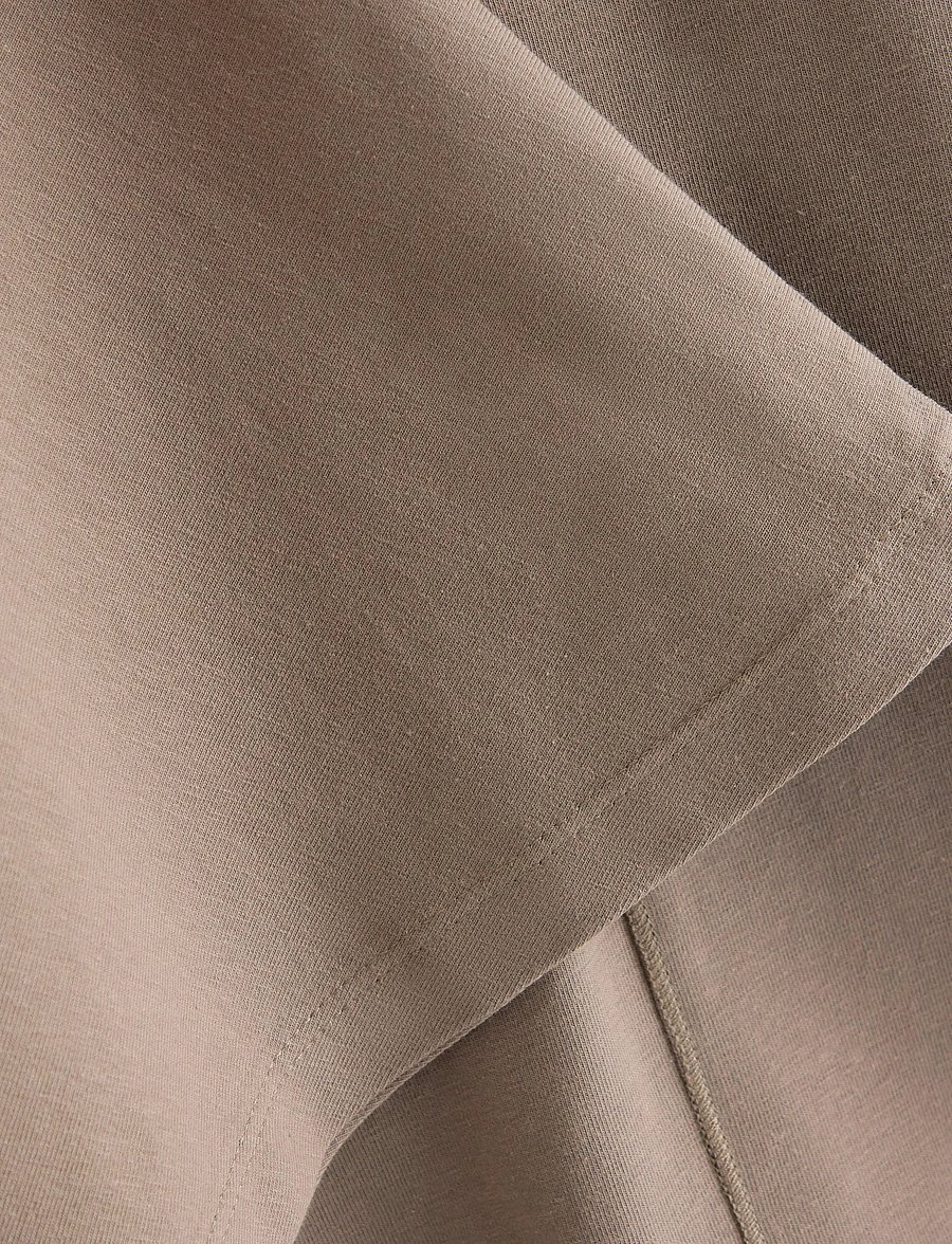 Lindex - Jersey top with wide sleeves - crop tops - light dusty khaki - 5
