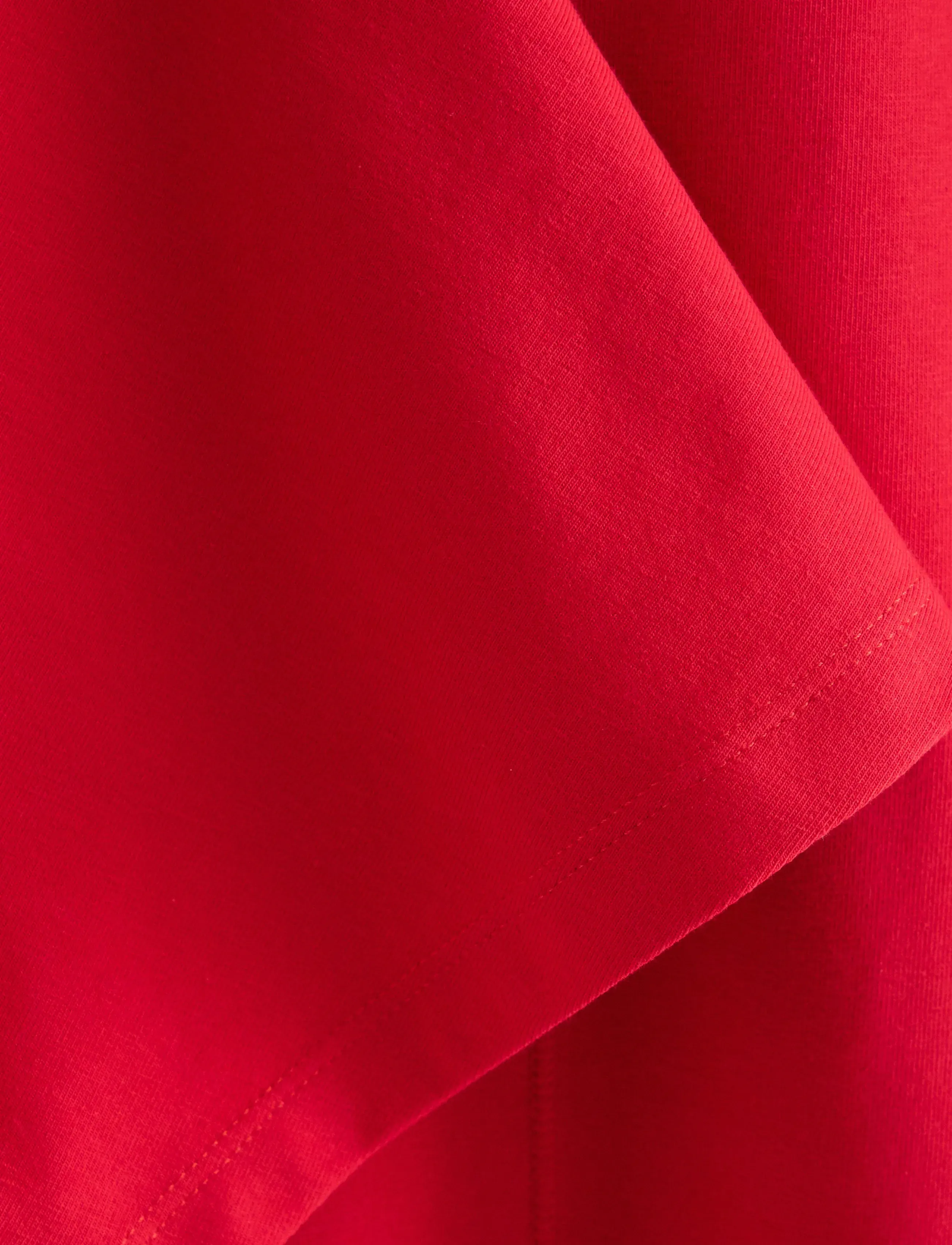 Lindex - Jersey top with wide sleeves - lühikesed topid - red - 5