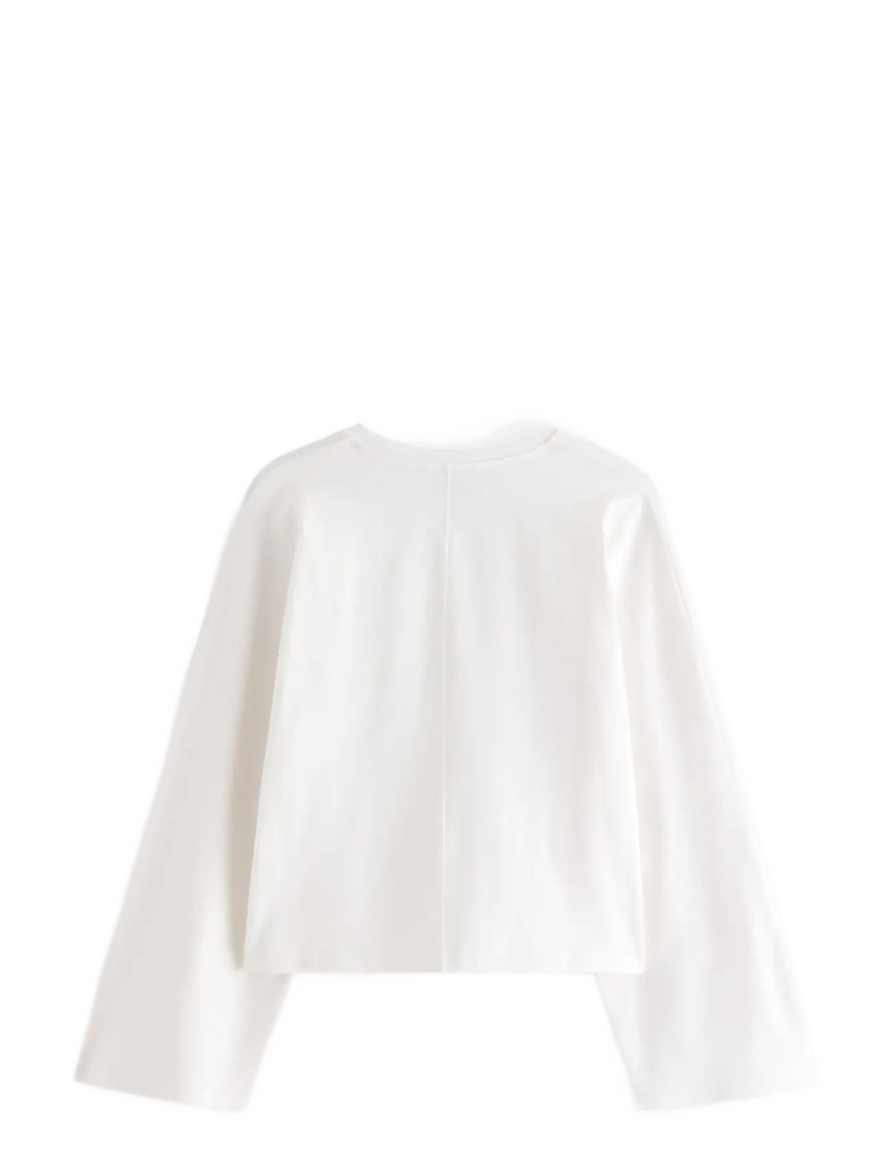 Lindex - Jersey top with wide sleeves - crop tops - white - 1