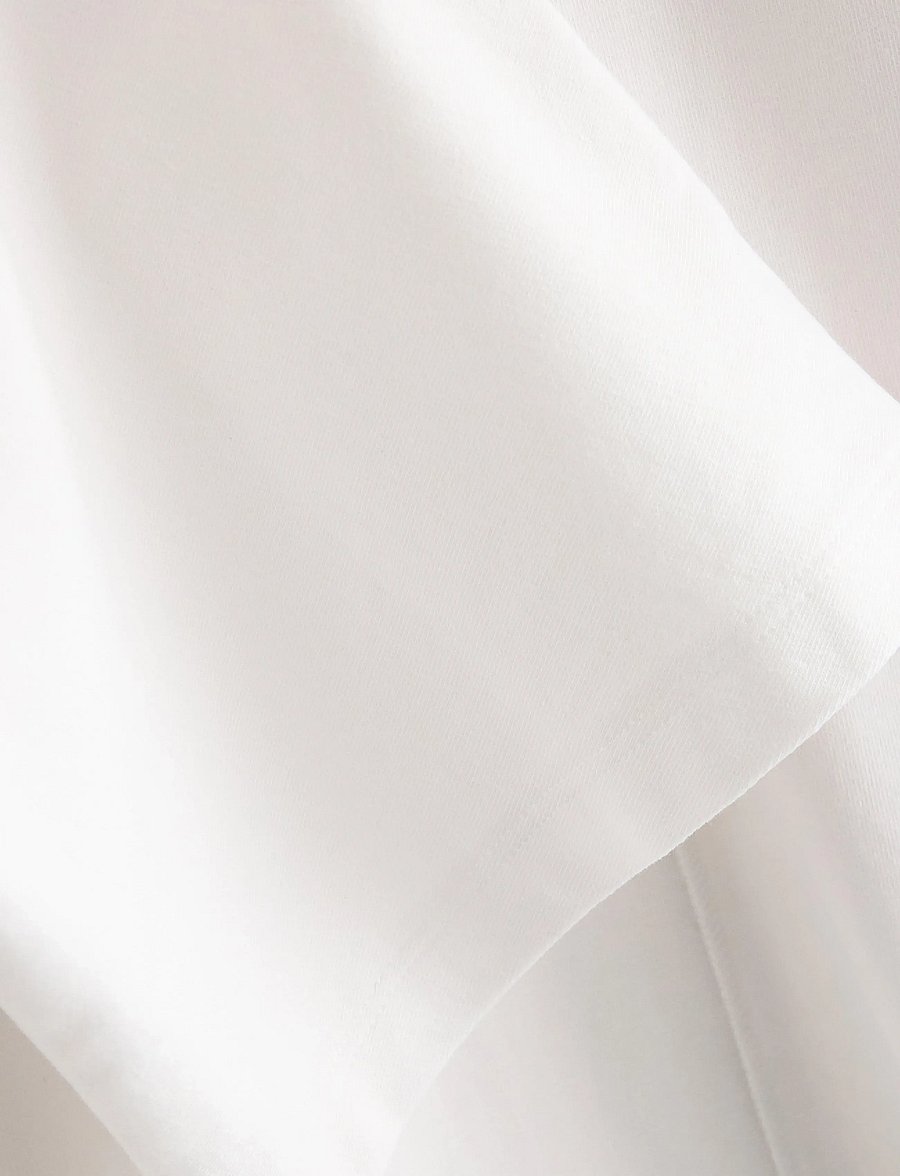 Lindex - Jersey top with wide sleeves - crop tops - white - 2