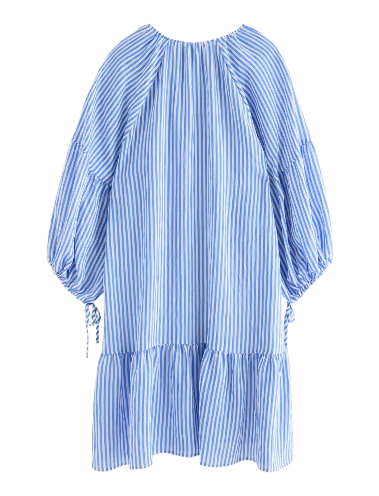 Lindex - Mini dress with puff sleeve - suvekleidid - light dusty blue - 2
