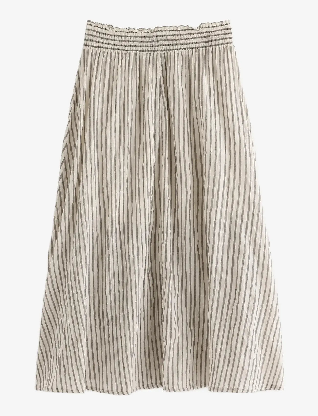 Lindex - Crinkled midi skirt - midiseelikud - light beige - 2