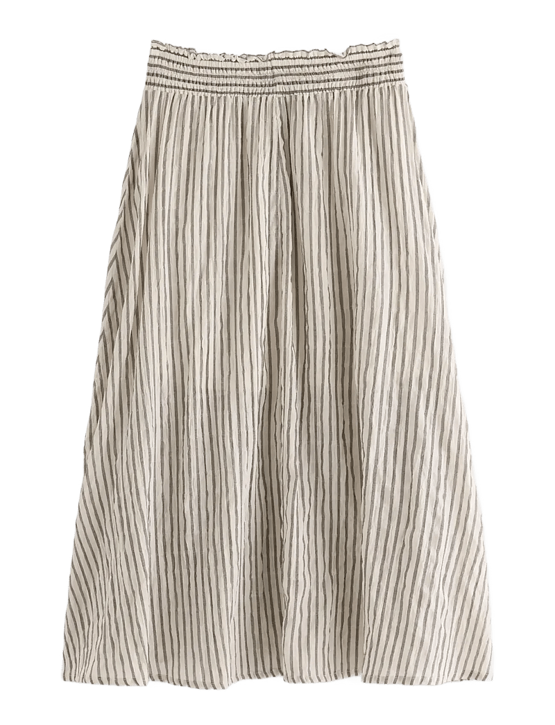 Lindex - Crinkled midi skirt - midi-röcke - light beige - 2
