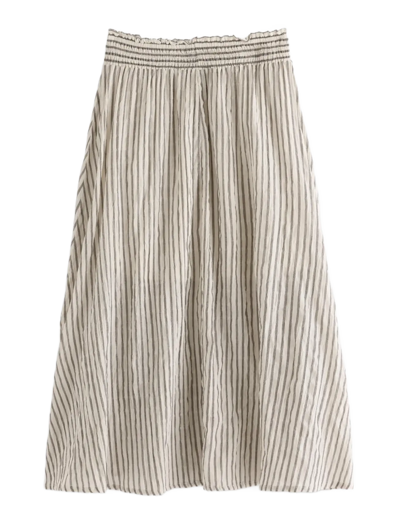 Lindex - Crinkled midi skirt - midi kjolar - light beige - 2