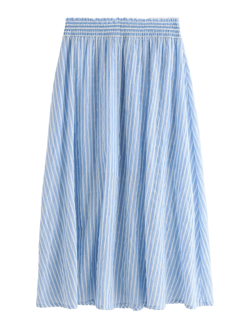 Lindex - Crinkled midi skirt - midi-röcke - light dusty blue - 2
